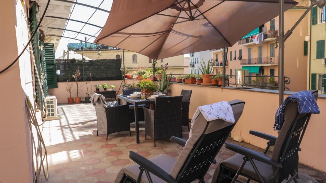 Sole, Terrazza, Centro Citta E Wi-Fi Veloce! Apartment Genoa Bagian luar foto