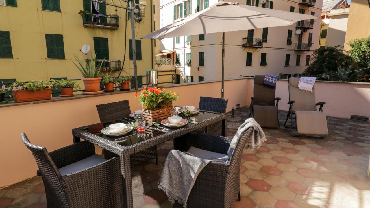 Sole, Terrazza, Centro Citta E Wi-Fi Veloce! Apartment Genoa Bagian luar foto