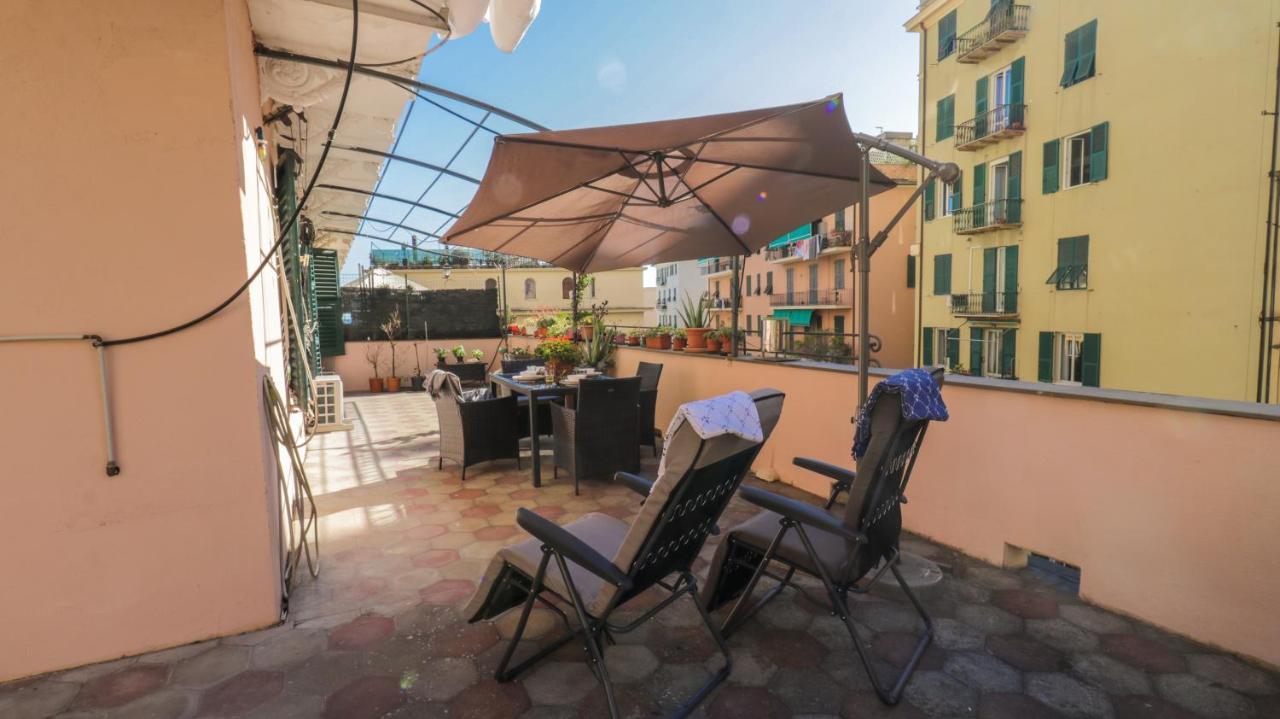 Sole, Terrazza, Centro Citta E Wi-Fi Veloce! Apartment Genoa Bagian luar foto